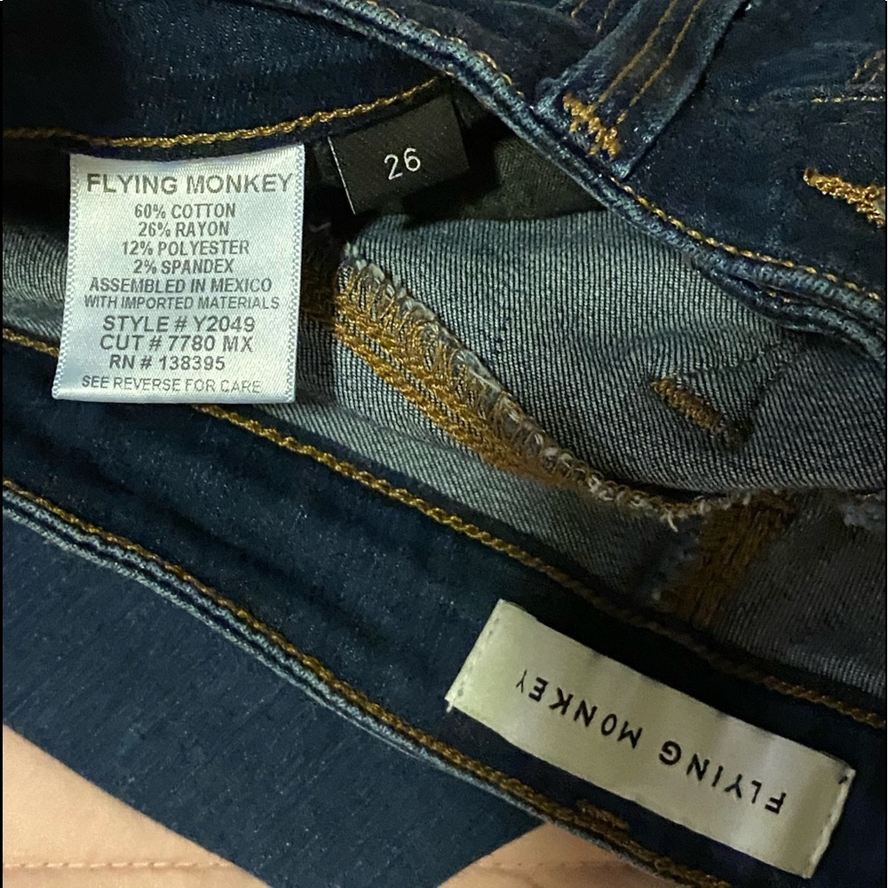 Flying Monkey denim jeans dark blue 26​​ - Picture 2 of 5